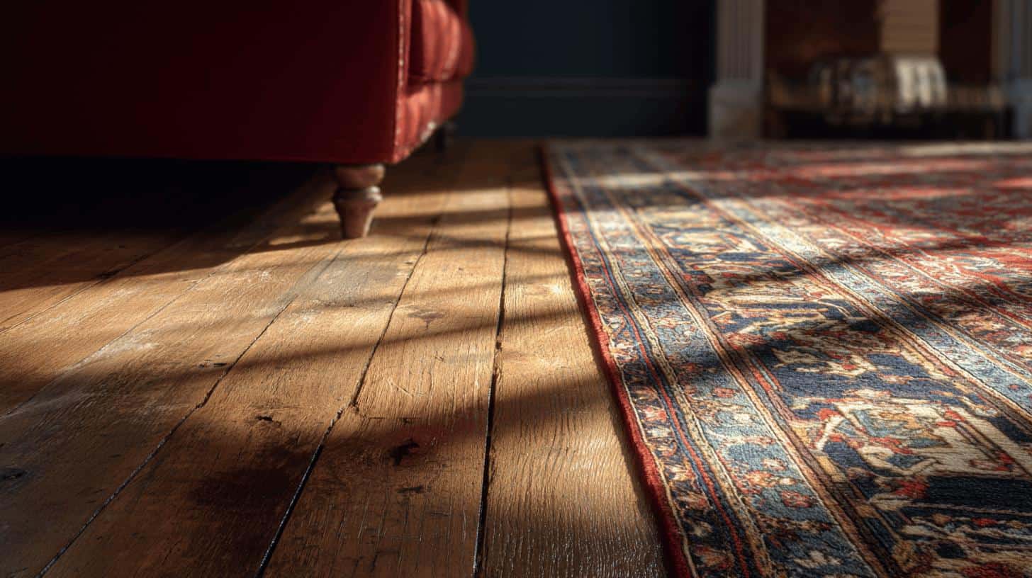 Victorian floorboards lovingly restored