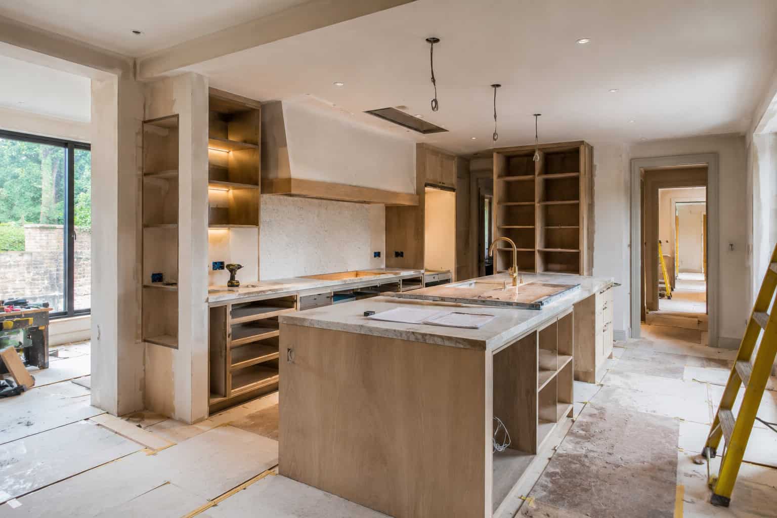 How Much Does a Full Home Renovation Cost in Essex & Chelmsford? A 2026 Guide 1 A new, bespoke kitchen under construction